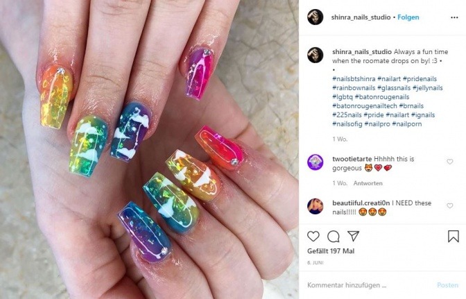 Bild von Glass Nails von Instagram