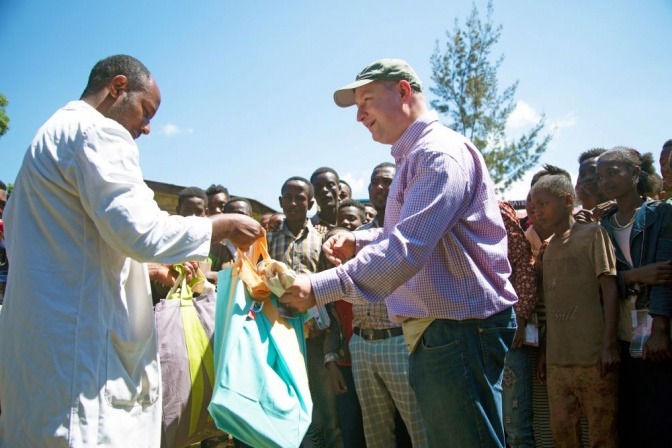 Hartwig Kirner von Fairtrade Österreich im Einsatz für Menschenrechte