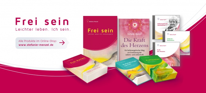 Produkte wie Bücher und CDs von Stefanie Menzel sind nebeneinander