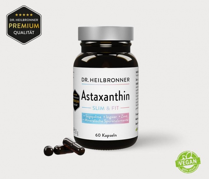 Vorschaubild für Astaxanthin SLIM + FIT Kapseln