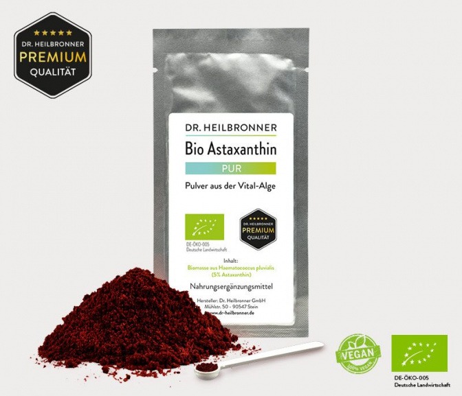 Vorschaubild für Bio Astaxanthin PUR - PULVER