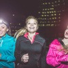 Frauenrunde beim Jogging im Dunkeln