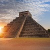 Chichen itza bei Sonnenuntergang