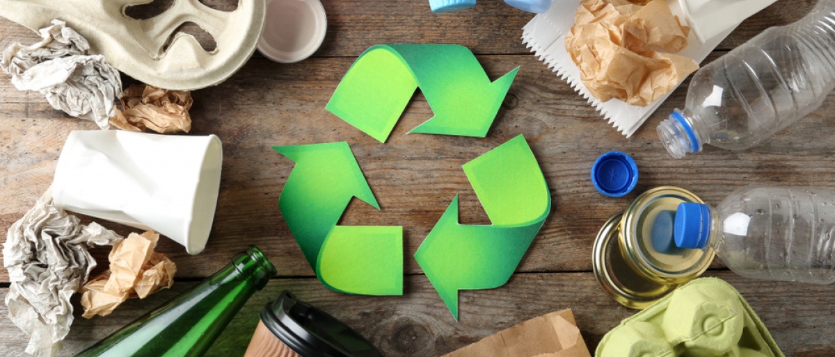 Verpackungen mit Recycling-Symbol