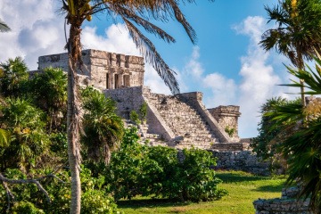 Maya-Ruinen in Tulum, Mexiko